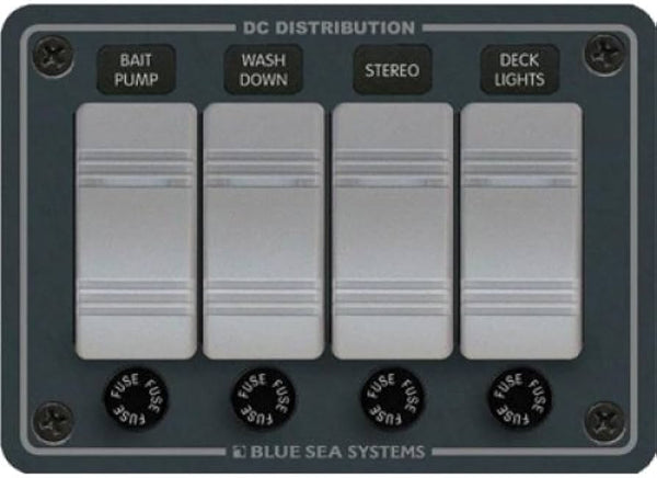 PANEL DE SWITCH 4 BLUE SEA SYSTEMS