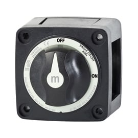 MINI SWITCH  MASTER BLUE SEA 300AMP ON-OF /NEGRO