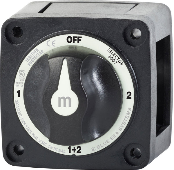 MINI SWITCH MASTER  2 BAT /4 POSICIONES/NEGRO
