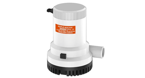 BOMBA ACHIQUE SEAFLO 2000GPH/12V 14A