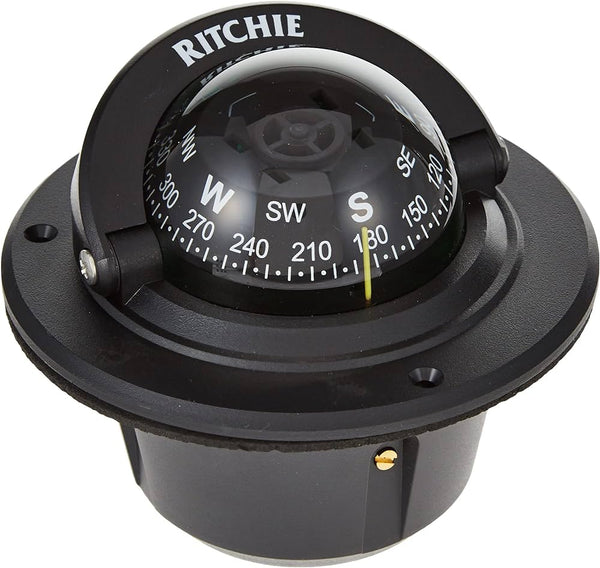 BRUJULA RITCHIE DE EMPOTRAR  2-3/4/ NEGRA