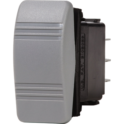 SWITCH (ON)-OFF-(ON)  DE TECLA/GRIS