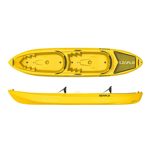 KAYAK SEAFLO PARA 2 PERSONAS SF-2003-/BMA118 NARANJA CON ACCESORIOS