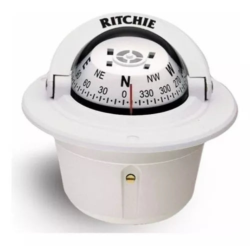 BRUJULA RITCHIE DE EMPOTRAR  2-3/4/ BLANCA