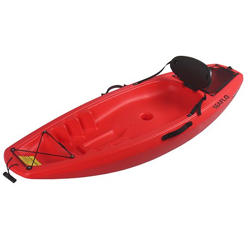 KAYAK SEAFLO DEPORTIVO PARA 1 PERSONA SF-1002/BKC061 ROJO CON ACCESORIOS