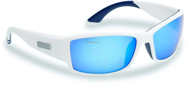 LENTE FLYING FISHERMAN 7717WSB RAZOR MARCO BLANCO MATE/LENTE AZUL AHUMADO